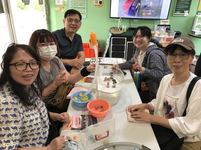 體驗地層下陷模擬教具